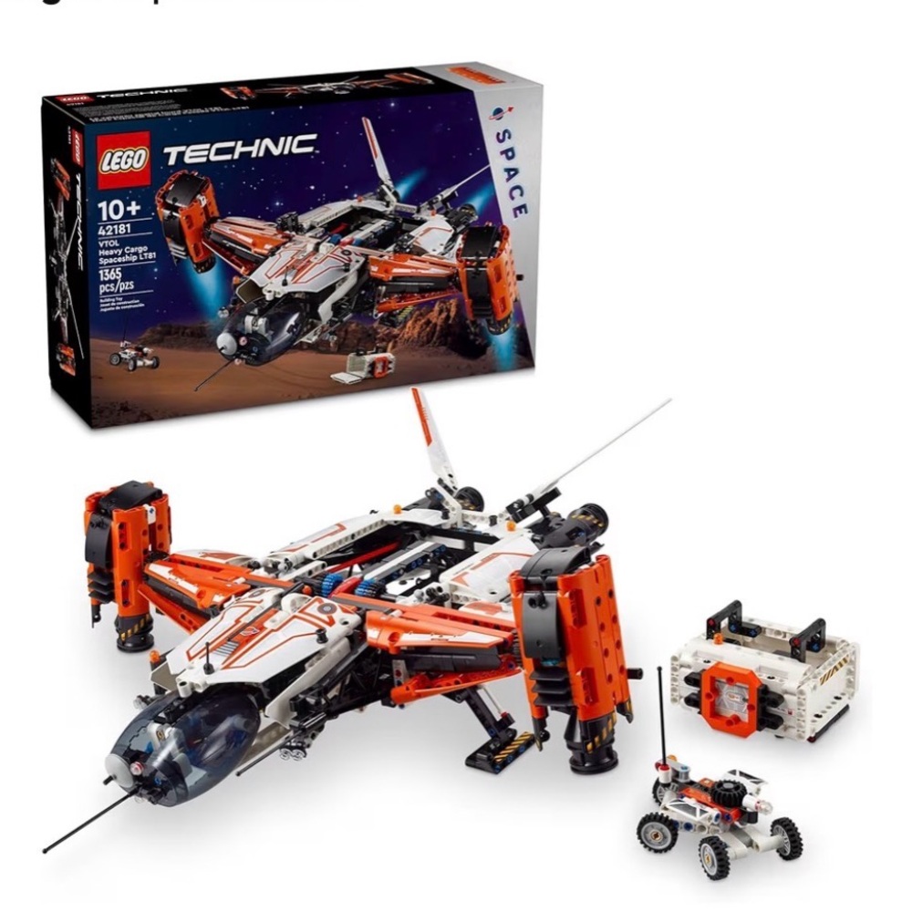 LEGO Technic Space Explorer - Orange, White, and Black